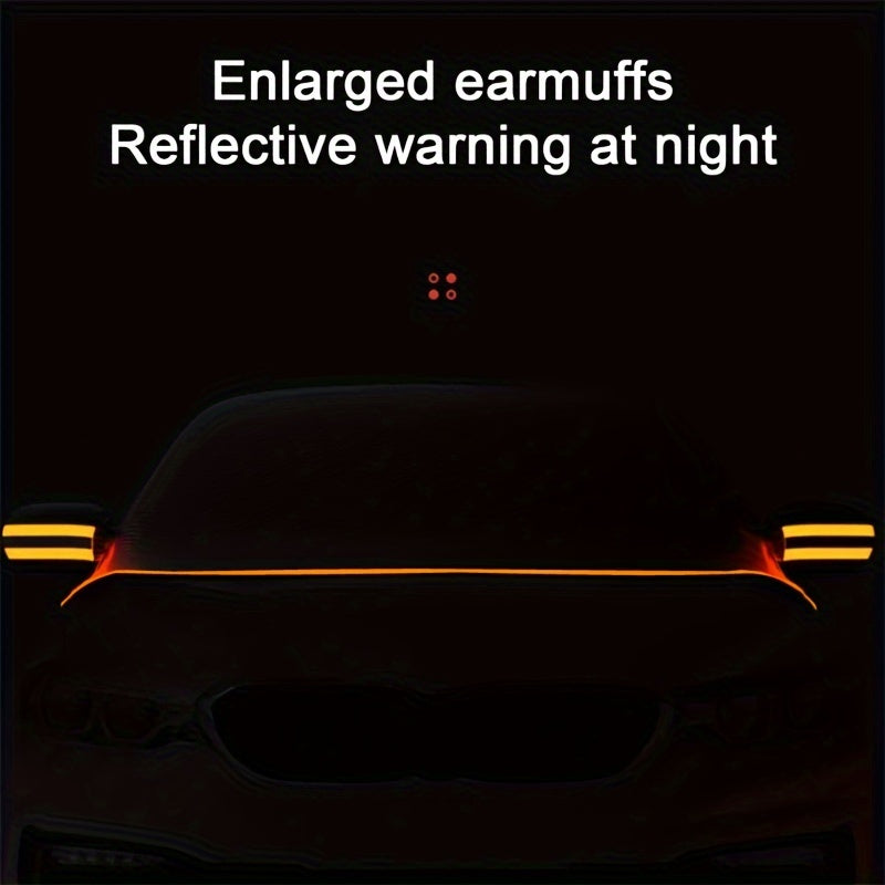 Универсальное покрытие для лобового стекла из прочной Oxford ткани, защита от снега и солнца, всесезонное