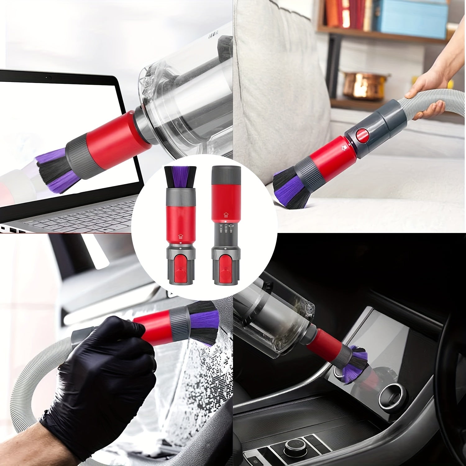 Dyson V15 V11 V10 V8 V7 changyutgichi uchun chang cho'tkasi, chizishsiz tozalash uchun mo'ljallangan, chang va axlatga nisbatan yumshoq, lekin samarali.