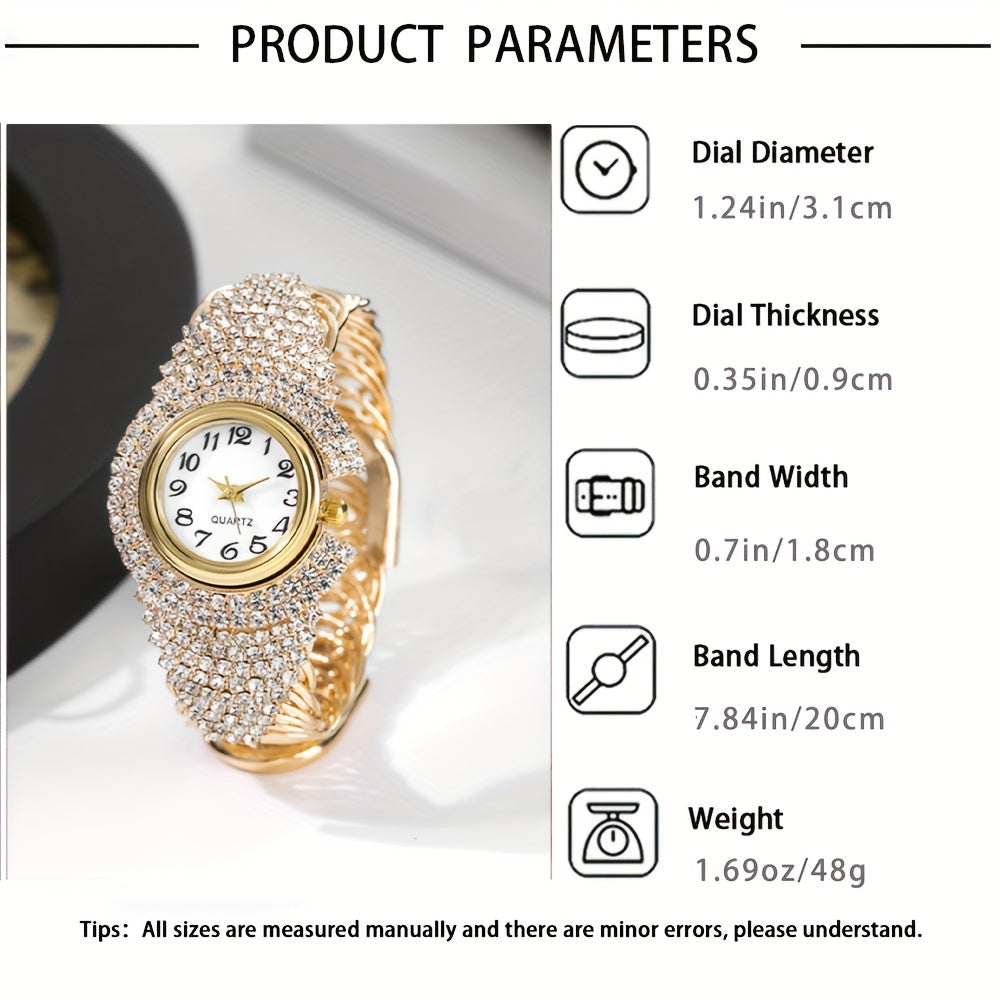 Women's Quartz Watch Elegant Silver Dial Leather Strap for Casual and Business