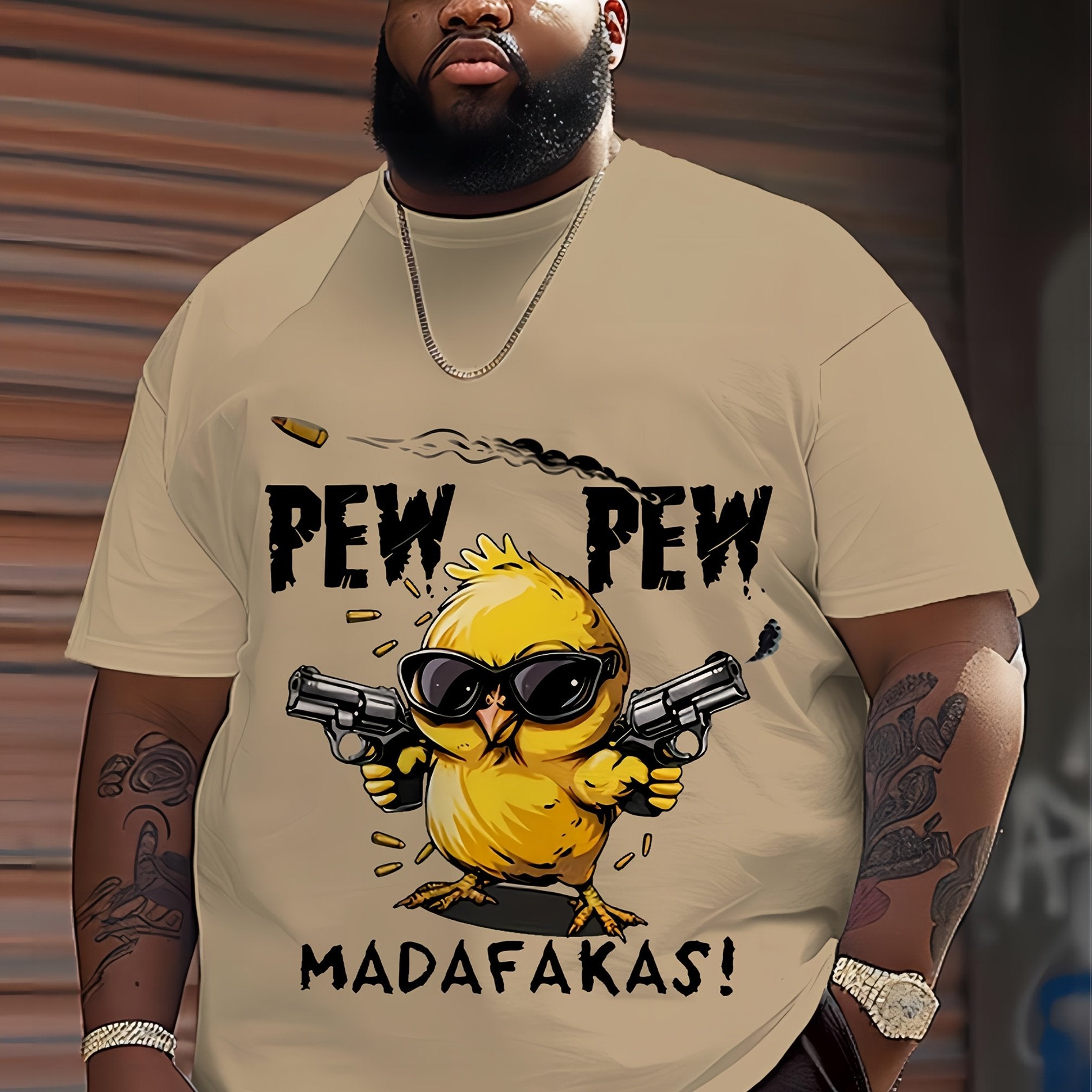 Мужская футболка из полиэстера с мультяшным принтом, короткий рукав, повседневная спортивная футболка для бега и ежедневной носки