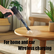 Yuqori xususiyatlarga ega, qayta zaryadlanadigan 2000mAh batareyasi, 3KPa so'rish quvvati va yuviladigan filtri bilan jihozlangan ixcham va portativ simsiz qo'l changyutgichi. Gilamlarni tozalash uchun ideal.