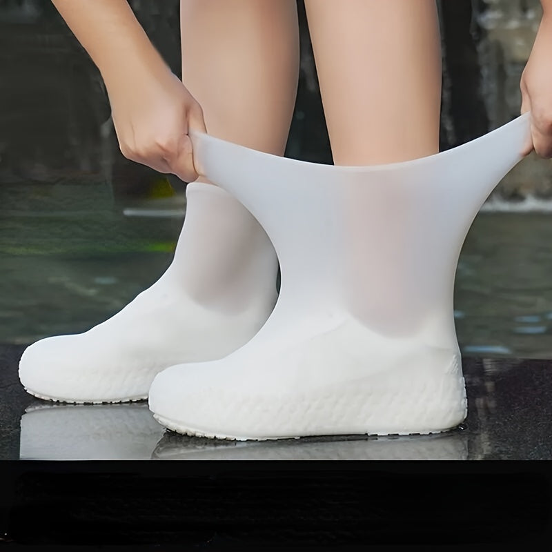 Unisex Waterproof Shoe Covers Durable Rainy Day Boot Protectors