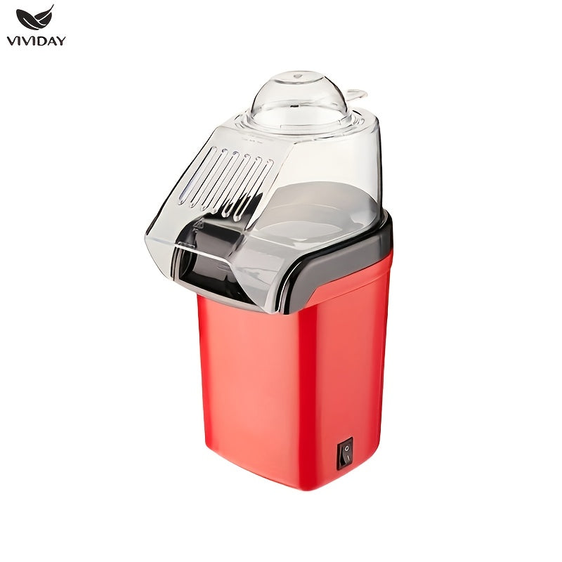 Aqlli harorat nazorati bilan avtomatik popcorn mashinasi, oson tozalanadi. Uy, piknik va tabiatda yurish uchun. 220-240V Evropa standarti rozetkasi. PP materialidan tayyorlangan, batareyasiz.