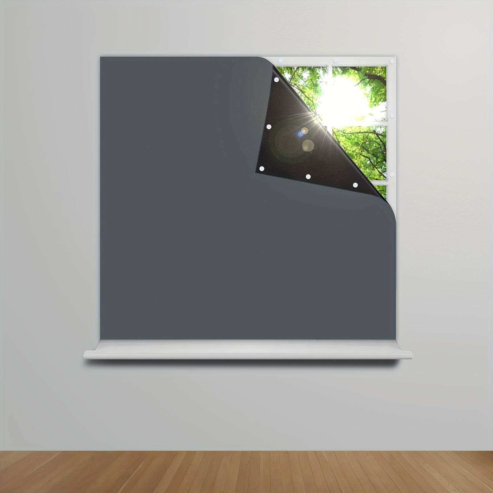 Blackout Window Shades Set of 1 Portable Blackout Curtains for Bedroom Living Room