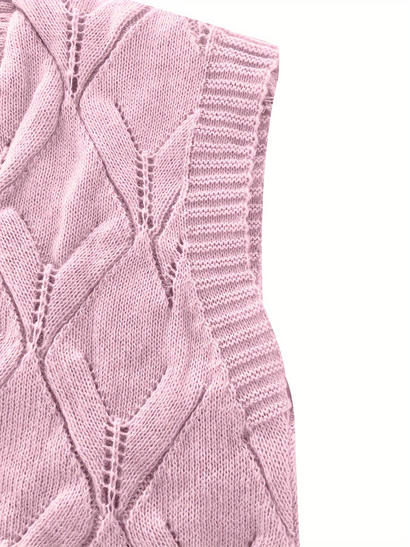 Plus Size Argyle Sweater Vest Women Preppy V Neck Sleeveless Clothing