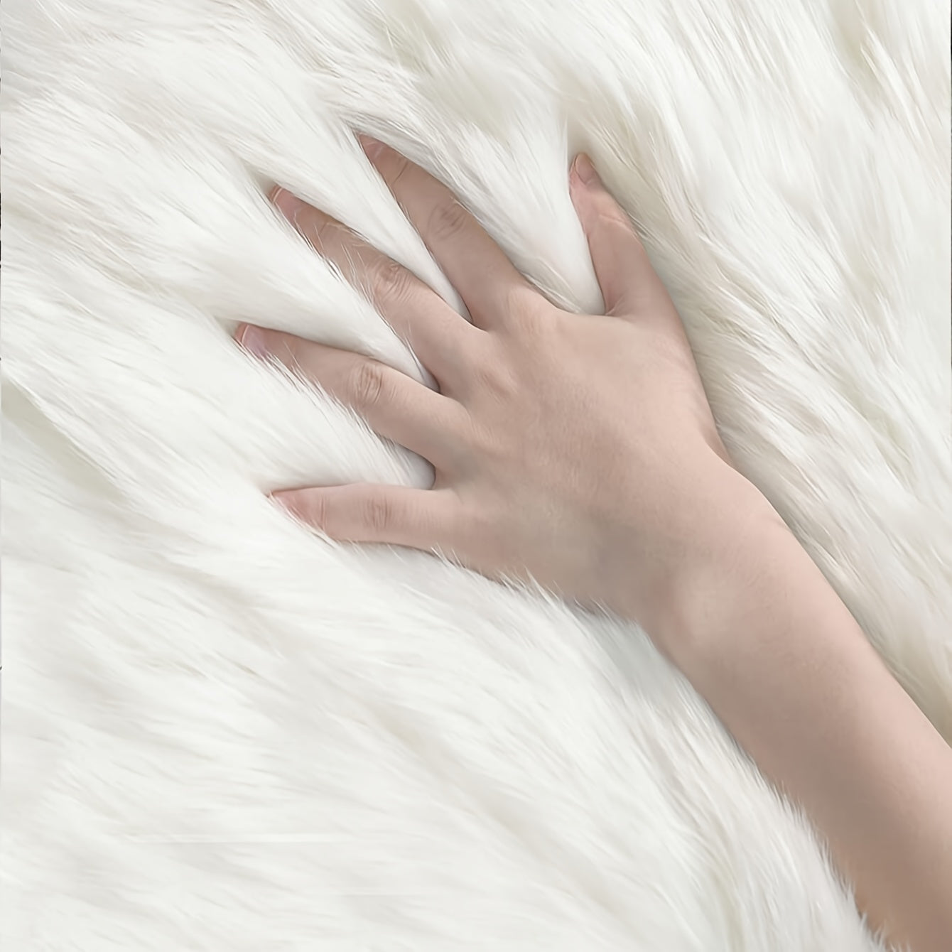 Мягкий коврик в форме сердца, плюш из полиэстера и акрила, уютное напольное украшение