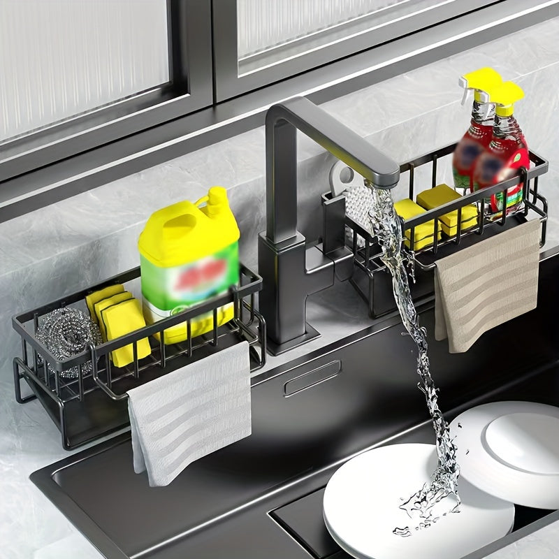 cesta de drenaje para esponja, cesta de drenaje para cocina, toallas, cepillos, 1 pieza