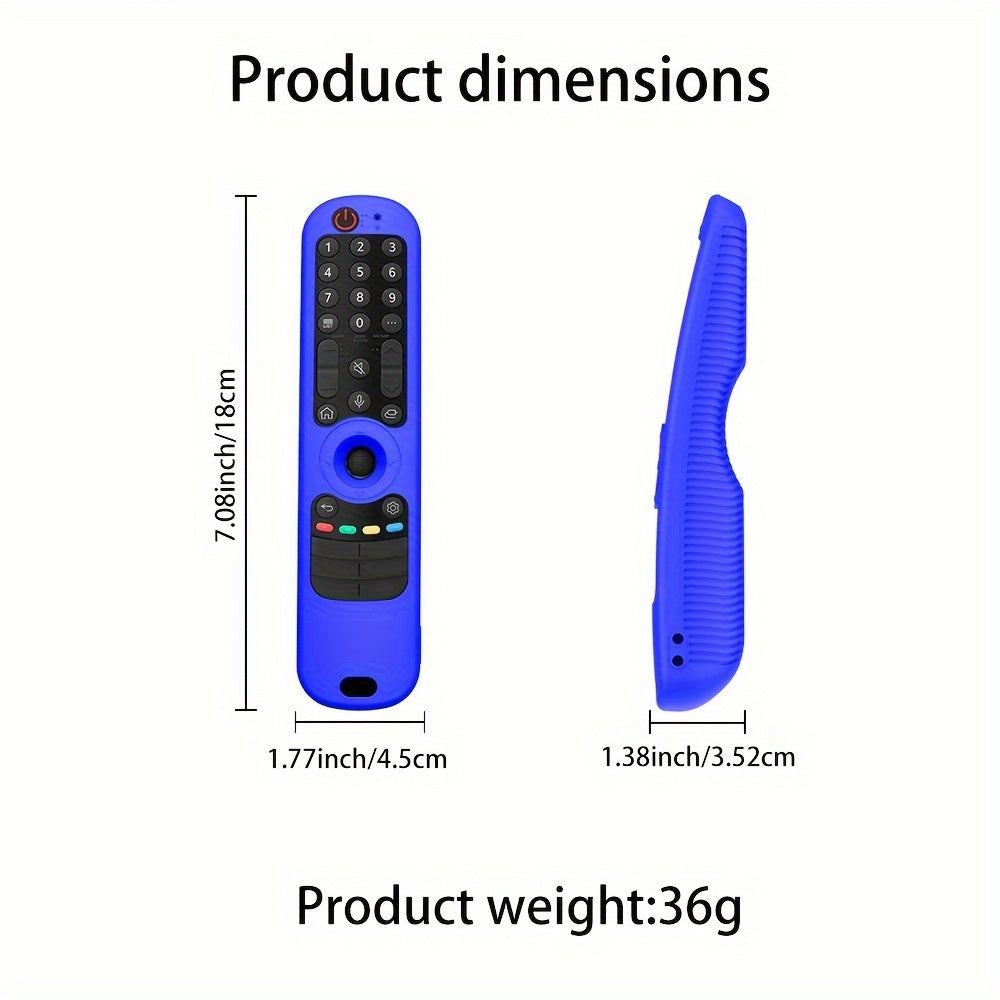Shockproof Silicone Cover for LG Remote Control Non-Slip Grip No Battery Needed