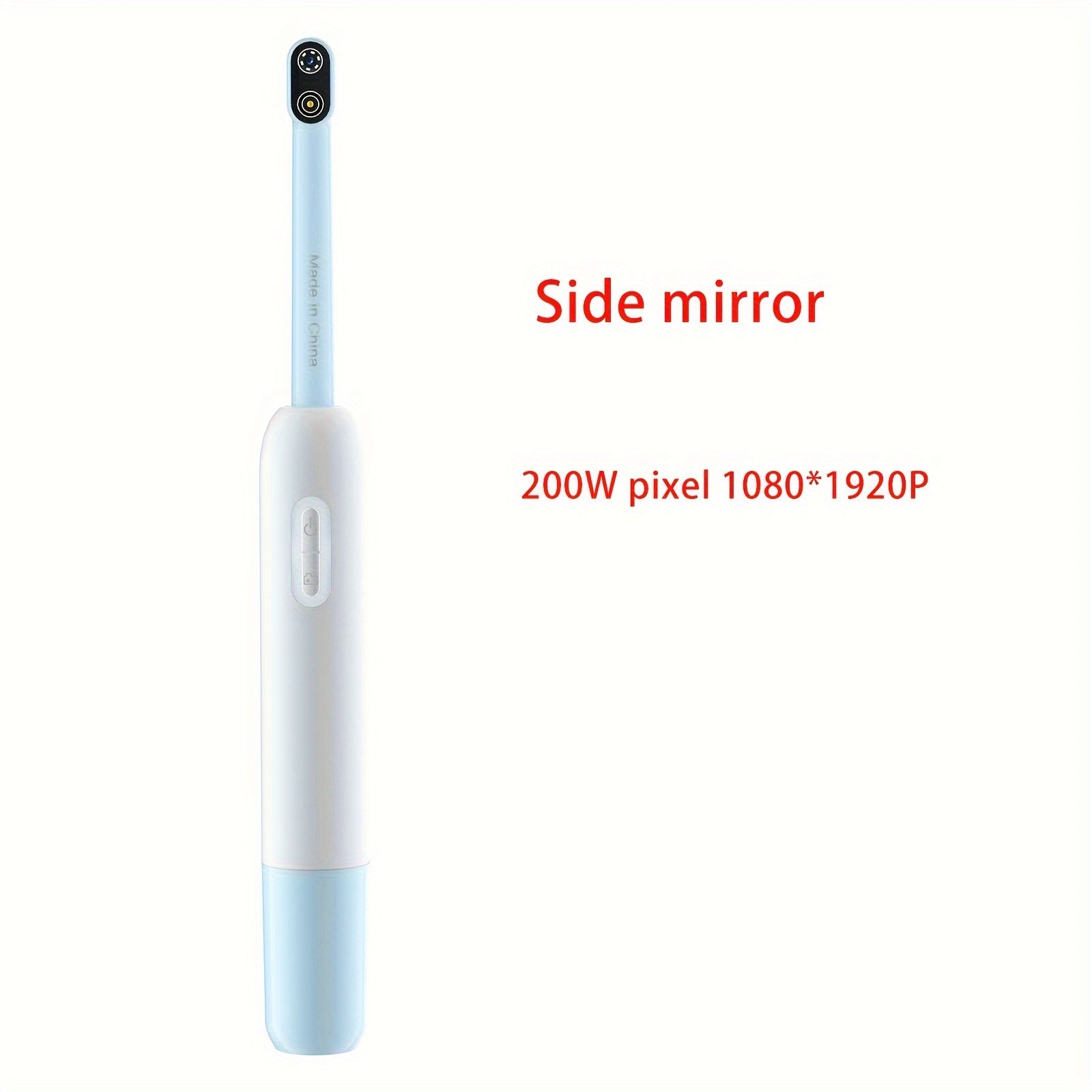 1 dona Aqlli Simsiz Wifi Vizual Endoskop quloq va og'iz tekshiruvi uchun.