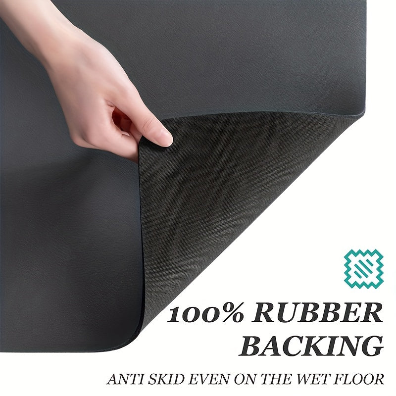 Bir dona Super Absorbent Anti-slip Idish Quruq Mat Kofe rangida. Ushbu katta oshxona matosi idishlarni tezda suzish va quritish uchun mukammaldir. Shuningdek, tez quriydigan drenaj pad sifatida hammomda foydalanish uchun mos. Muhim oshxona ta'minotlari.