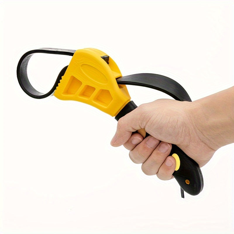 Universal Belt Wrench Oil Filter Puller Strap Chain Spanner Adjustable Tool