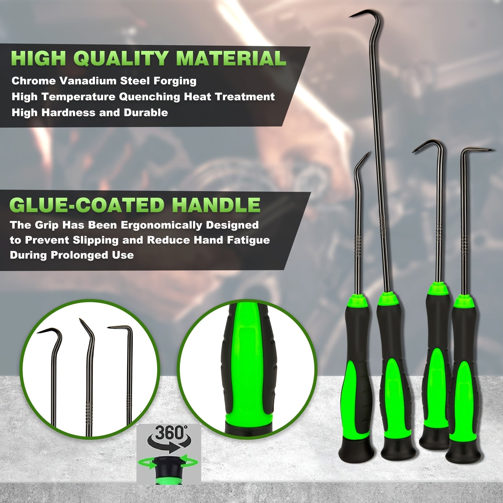 Juego de 10 piezas de herramientas de extracción de juntas de plástico miniatura para automoción, pinzas y ganchos