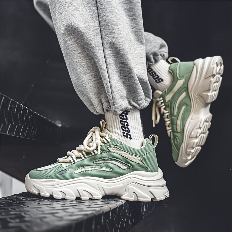 Men's Mesh Casual Sneakers for Outdoor Activities with EVA Sole