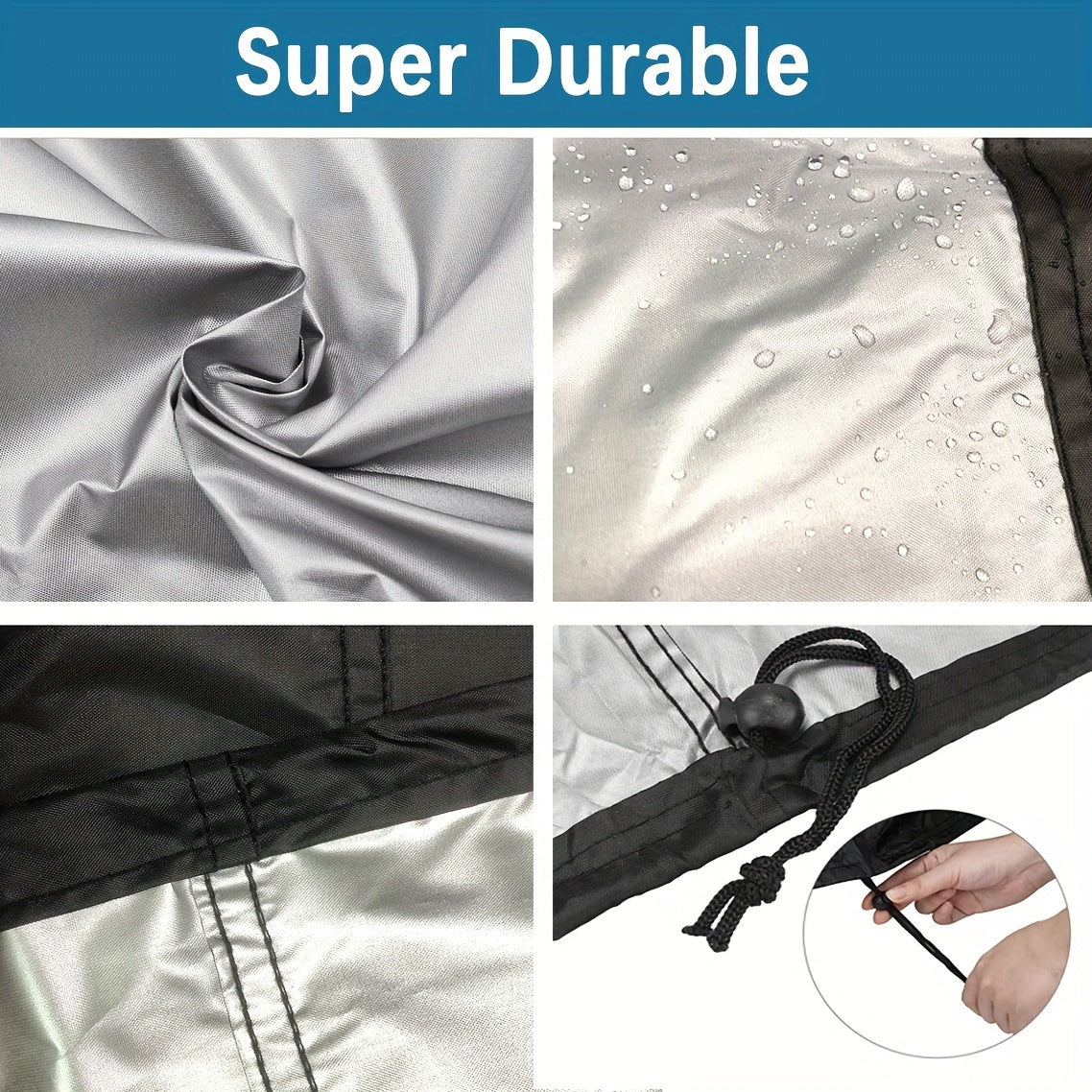 210D Outdoor Hanging Chair Cover with Zipper for Egg and Patio Swing Chairs