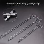 Multipurpose Metal Fireplace Tongs for Outdoor Cleaning BBQ Grills