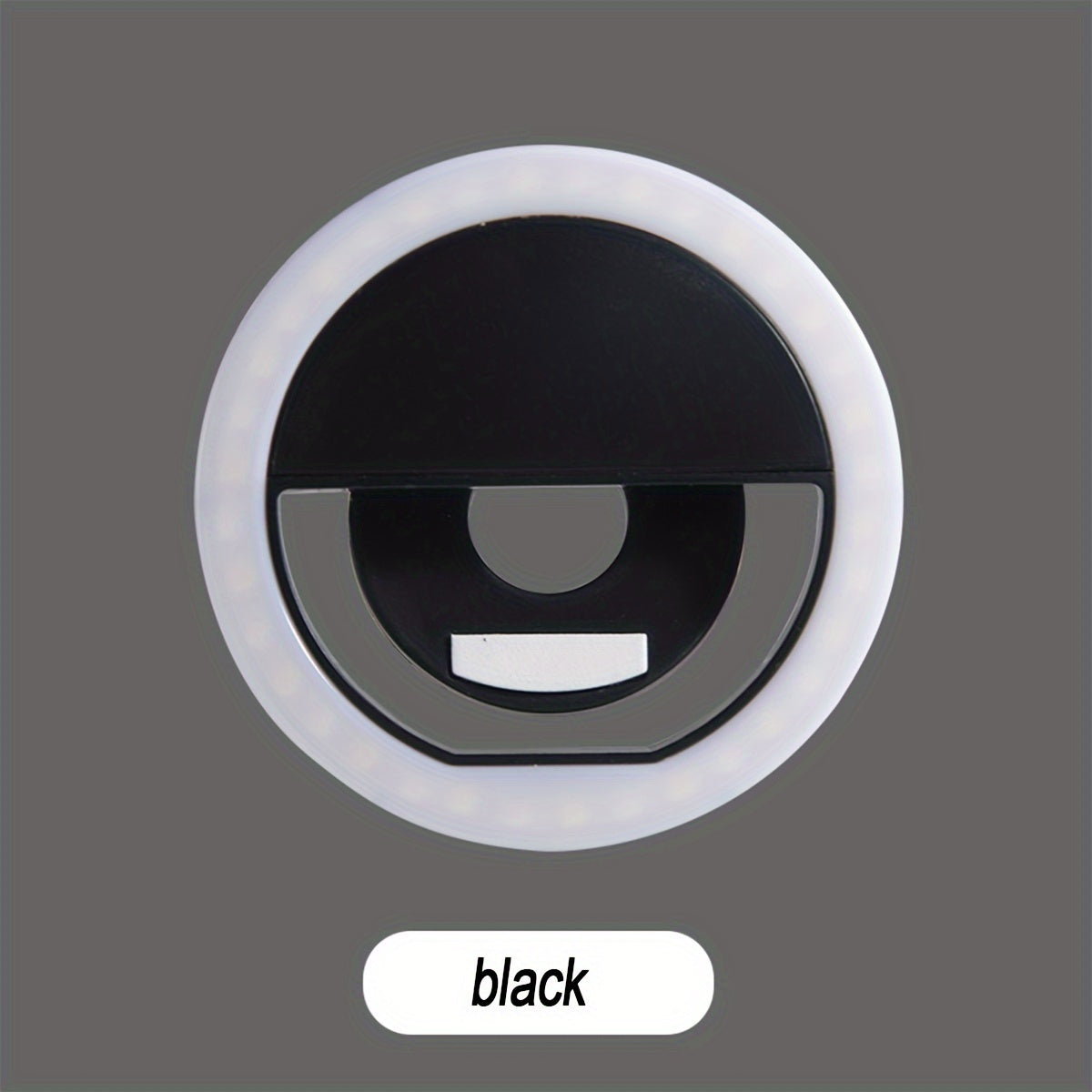 36 LED Selfie Ring Light USB Rechargeable Adjustable Brightness for Smartphone Makeup TikTok YouTube Pink White Blue Black