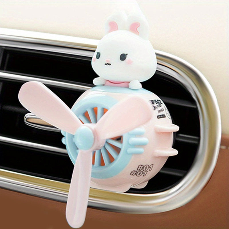 Car Air Conditioner Air Outlet Magnet Decor Cartoon Doll Aromatherapy Slices