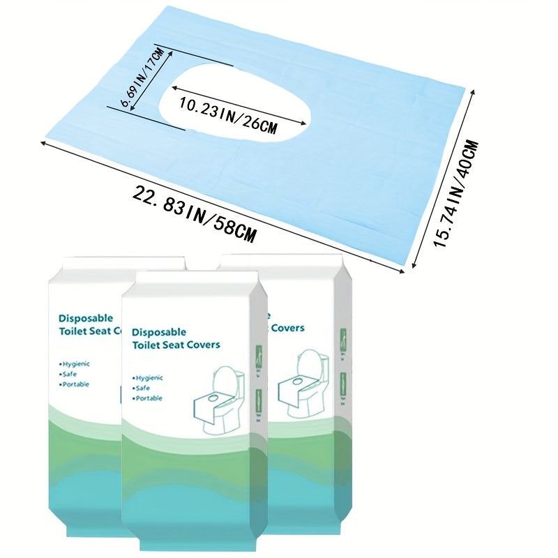 Disposable Toilet Seat Covers 20 Pack Waterproof Non-Woven Fabric Travel Public Restroom