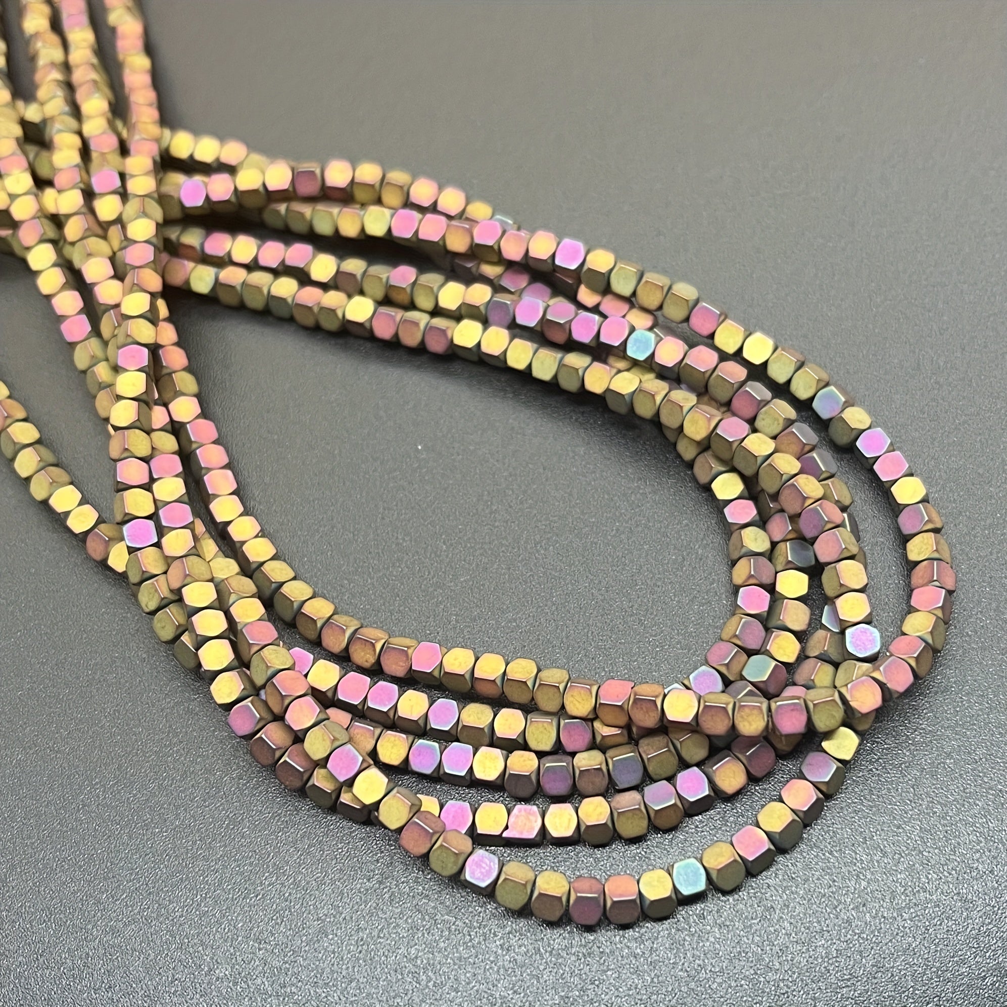 Hematite Small Square Beads 2/3mm Jewelry Making Supplies