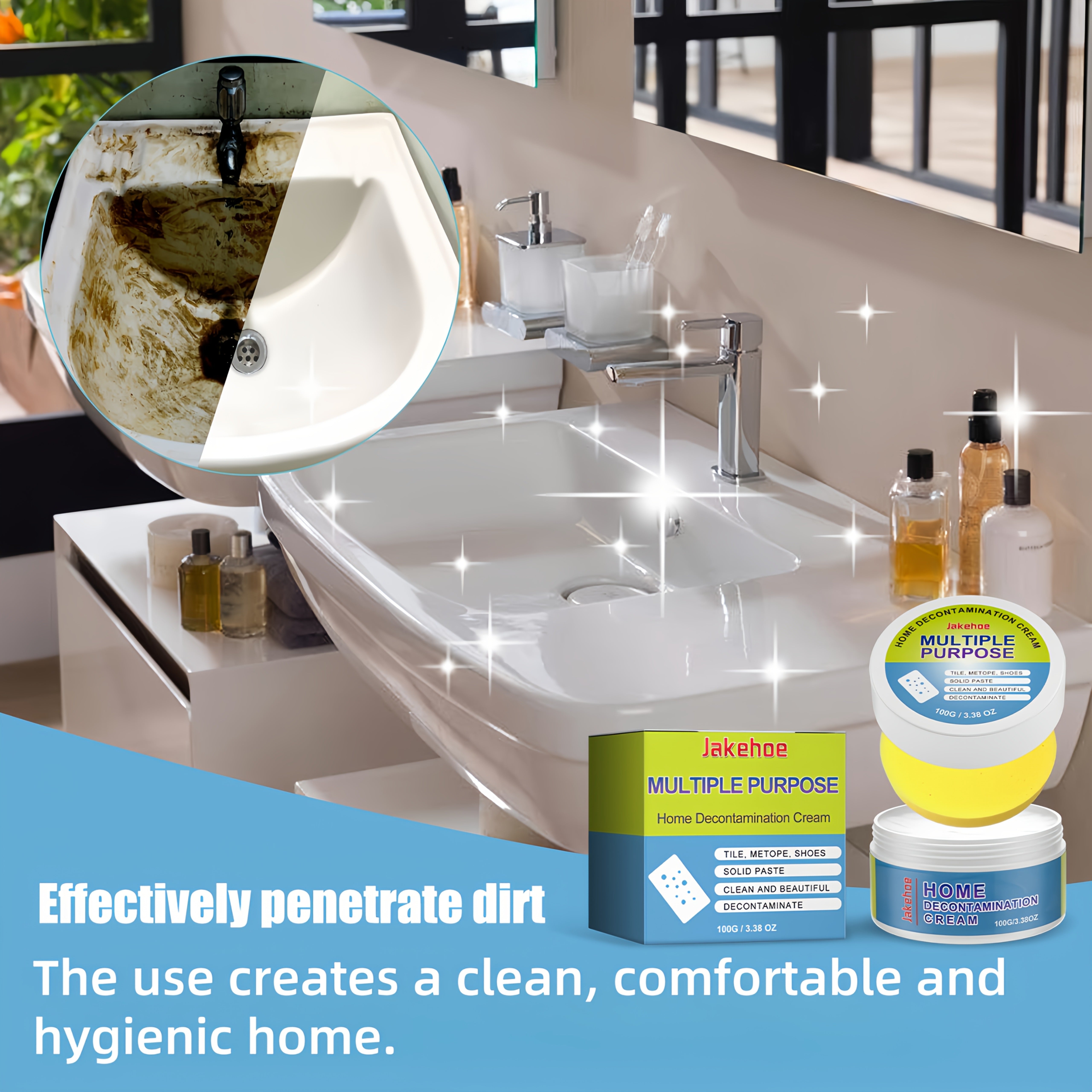 Pasta metálica multiusos para eliminar óxido en cocinas y campanas extractoras