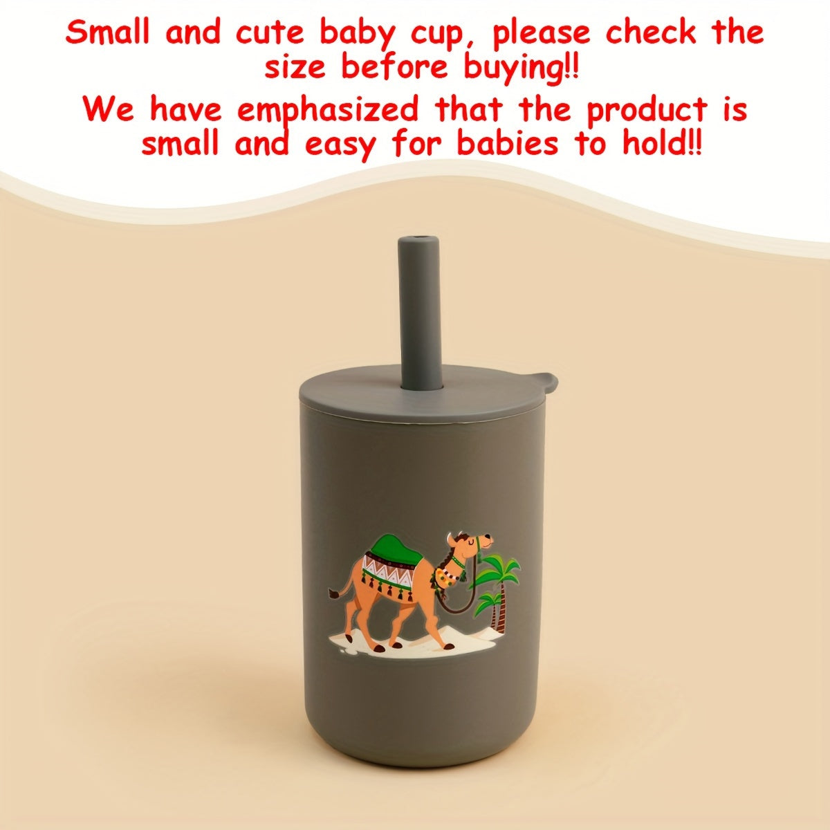 Personalized 6oz Kids Water Cup with Straw and Lid, Unbreakable, BPA Free