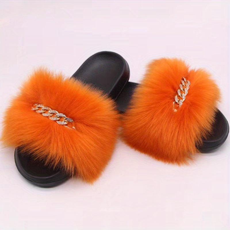 Ayollar uchun sun'iy fox mo'ynali choyshablar issiq uy partiyasi uchun