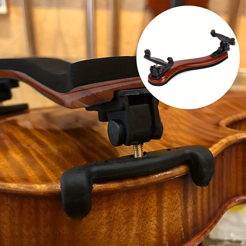 Maple Wood Violin Shoulder Rest Adjustable Padding for Students and Professionals