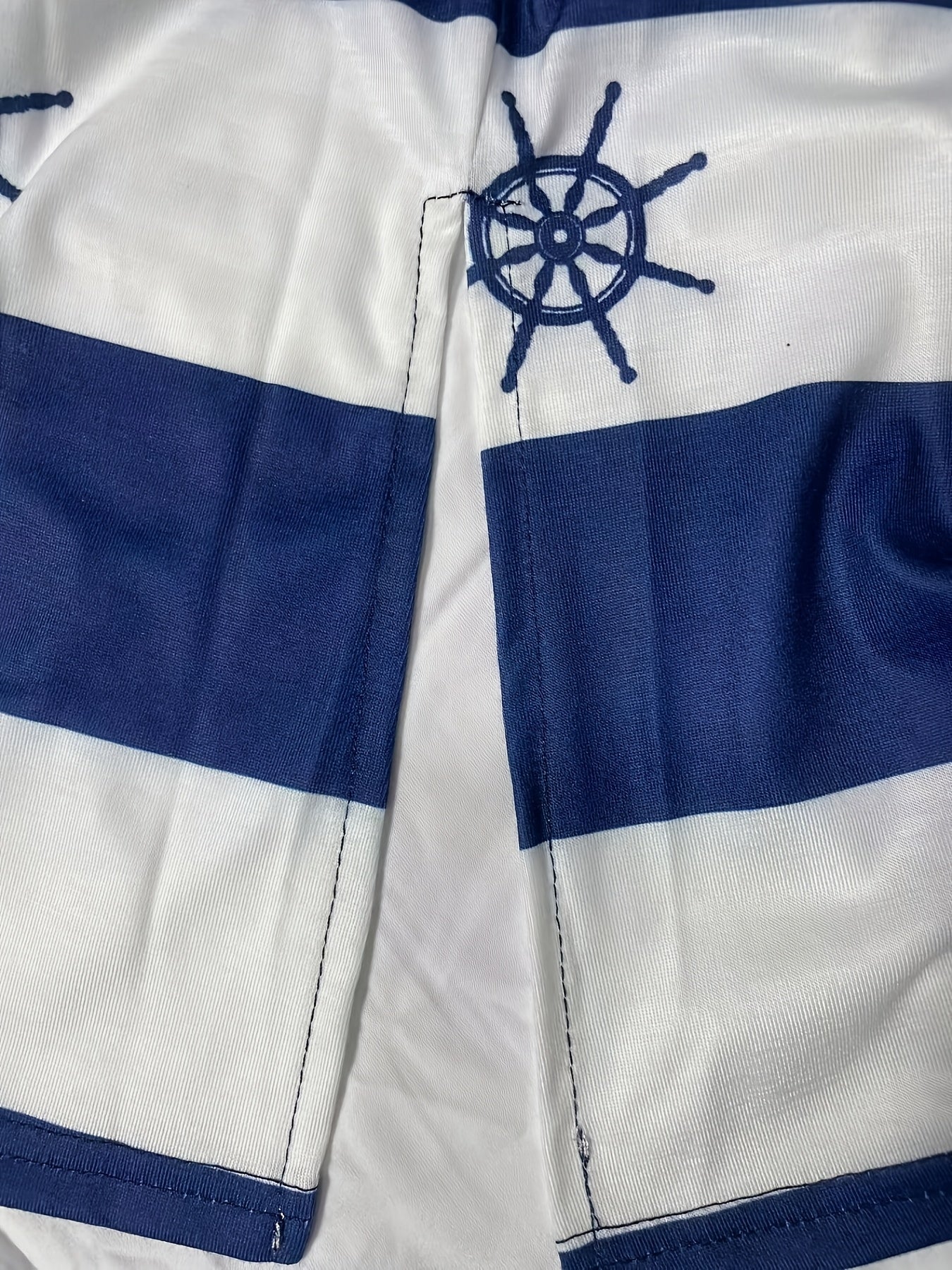 Plus Size Women's Striped Short Sleeve T-Shirt Summer Split Side Top