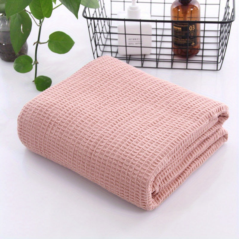 Cozy Waffle Blanket for All Seasons Soft Warm Bed Sofa Office Gift