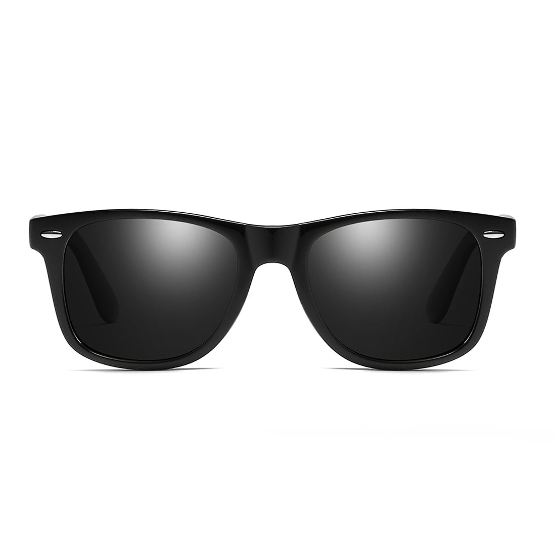 Men's Outdoor Retro Polarized Sunglasses Black 1 Pair