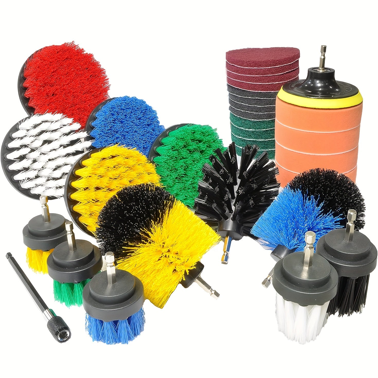 Drill Brush Set for Power Scrubbing, 3/7/11/20/21/31 Pcs, Multi-Purpose