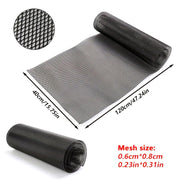 Car ABS Plastic Honeycomb Bumper Vent Mesh for Front Wheels 120x40cm