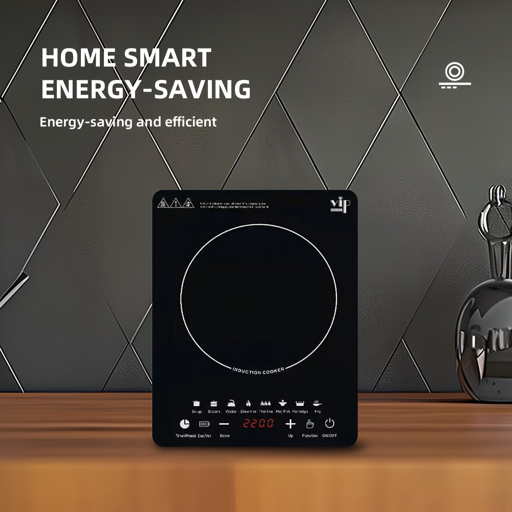 220V Induction Cooktop with Precision Temperature Control Easy to Clean Oil Resistant