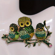 Oltin Rhinestone Boyaqi - Kiyimlar va Sviterlar uchun nozik, o'ziga xos dizayn, Pin