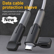 Silicone Cable Protector for Data Cables and Chargers Compatible with iPhone, Huawei, Oppo, Xiaomi, VIVO