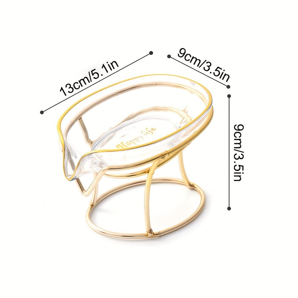 Dispensador de jabón de hierro forjado con desagüe para lavabo de baño o cocina