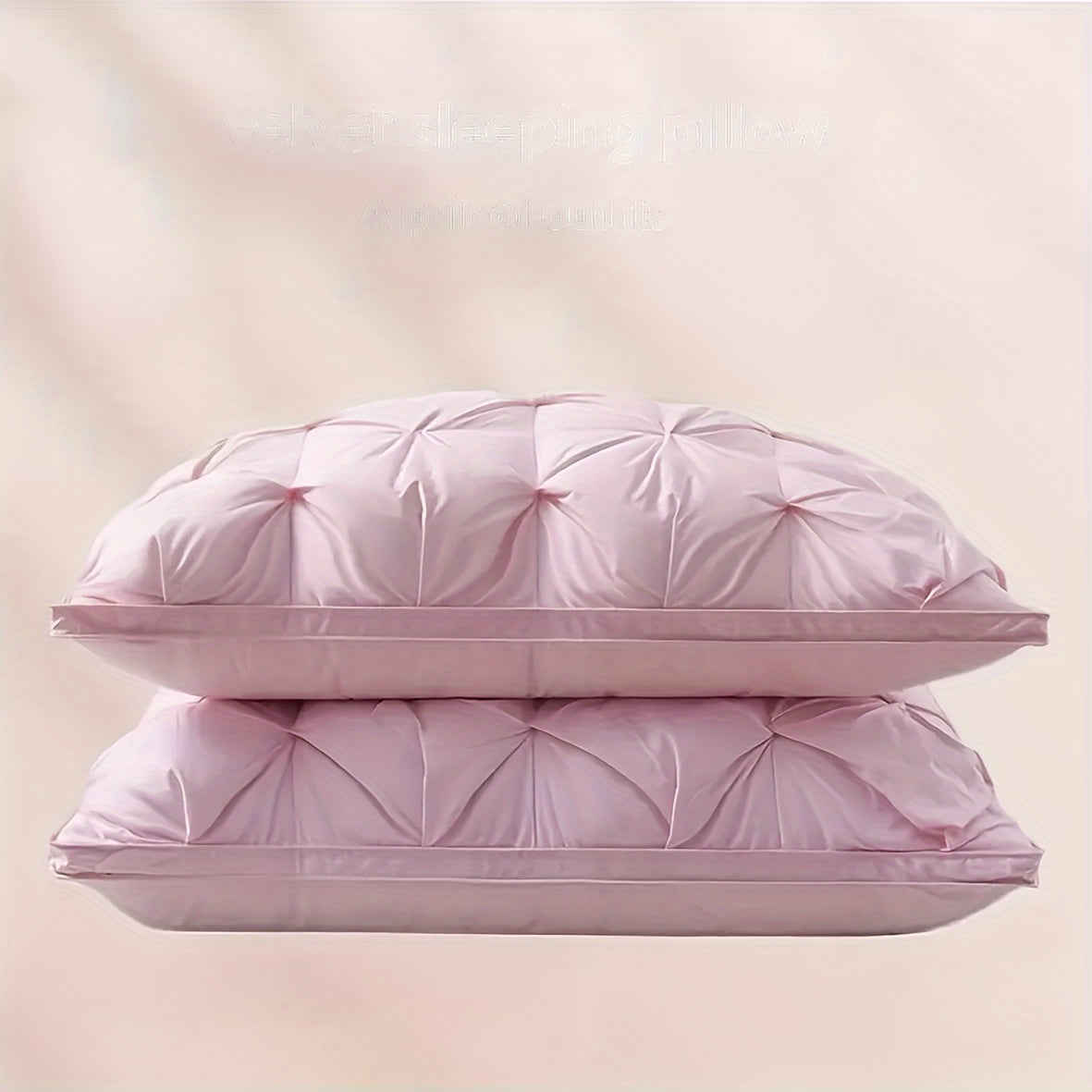 "Super Soft Cervical Support Sleeping Pillow, 1 dona - Erkaklar va Ayollar uchun ideal, Mehmonxona, Yotoqxona, Mehmon xonasi va Uyda foydalanish uchun Non-Collapse yadro bilan. Nafas oladigan, Gippoallergen va Ergonomik dizayn bilan qulay uyqu uchun."