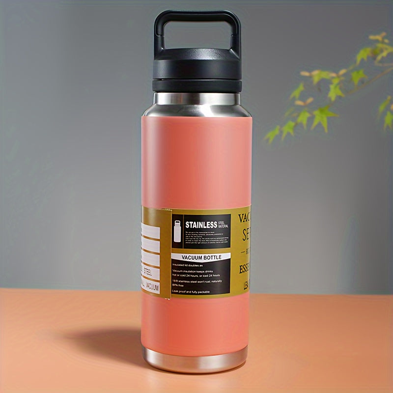 1100ml Insulated Metal Water Bottle with Handle Leak-Proof BPA Free