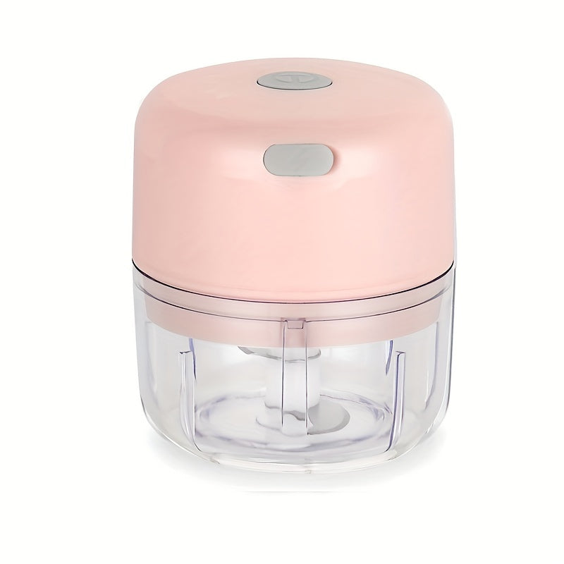 Мини-кухонный электрический пресс для чеснока и измельчитель с USB-зарядкой мясорубка (100 мл/250 мл).