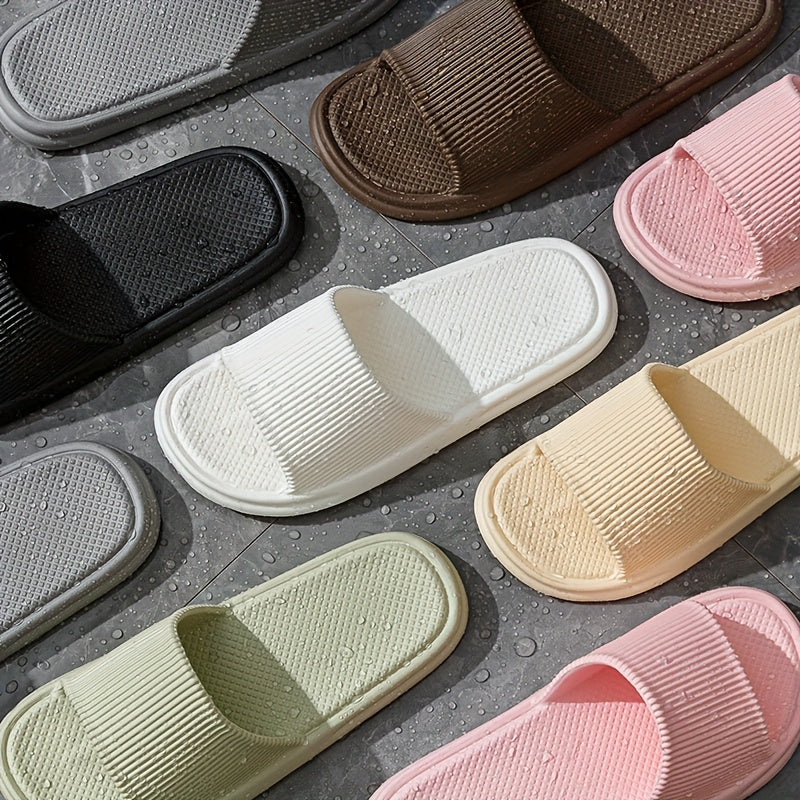 Women's Non-Slip Solid Color EVA Indoor Outdoor House Slippers