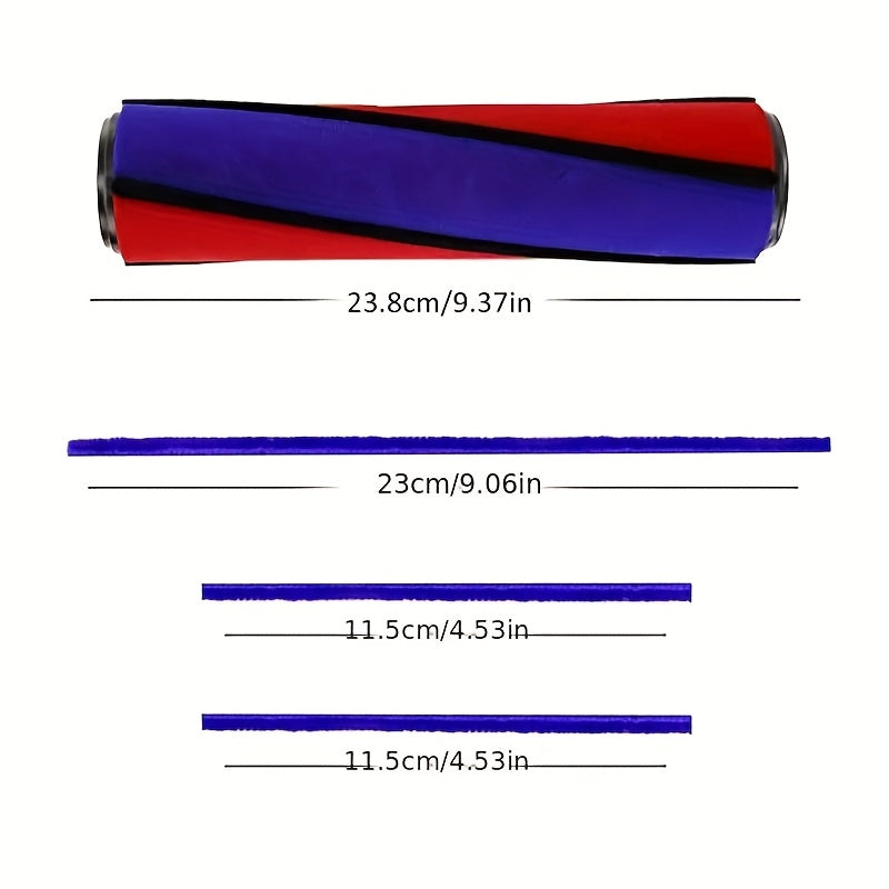 Dyson V6-V11 changyutgichlari uchun yumshoq plush rolik cho'tkasi va yopishqoq lentalar almashtirish to'plami. 3 ta lenta, T8 tornavida va rolik cho'tkasi qismi kiradi.