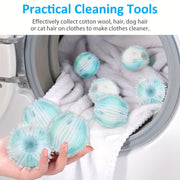 5-Pack Reusable Pet Hair Remover Balls for Laundry and Cleaning