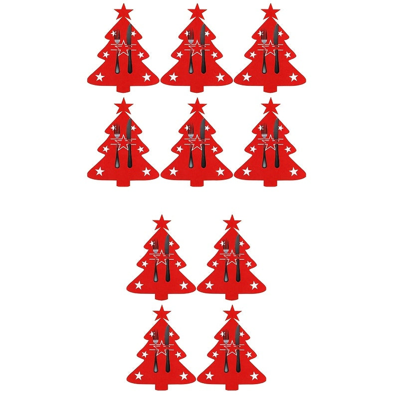 Easter Rabbit Felt Storage Bags for Tableware and Placemats Pack of 12