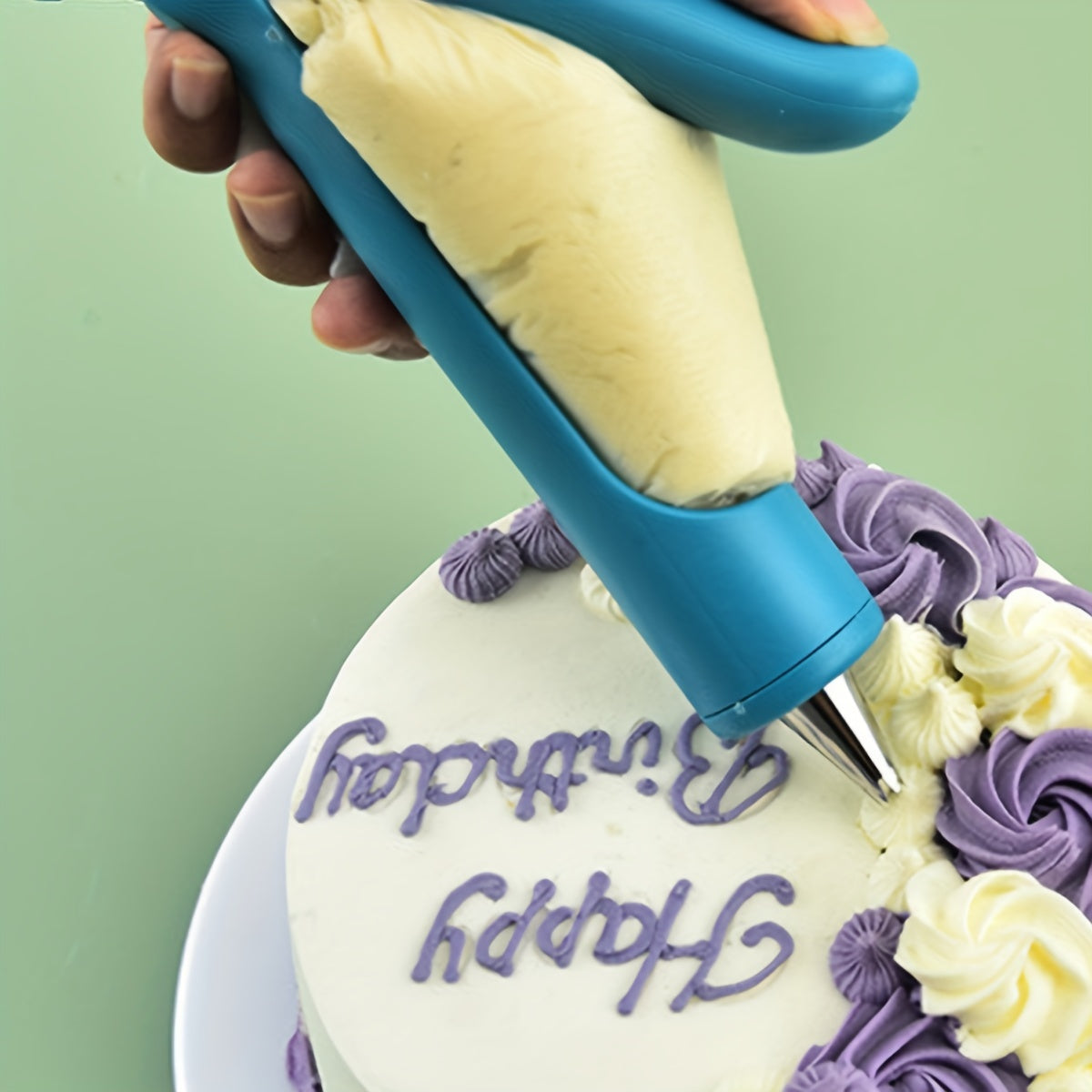 Cake Decorating Kit with Stainless Steel Tips Reusable Pastry Bags and Coupler