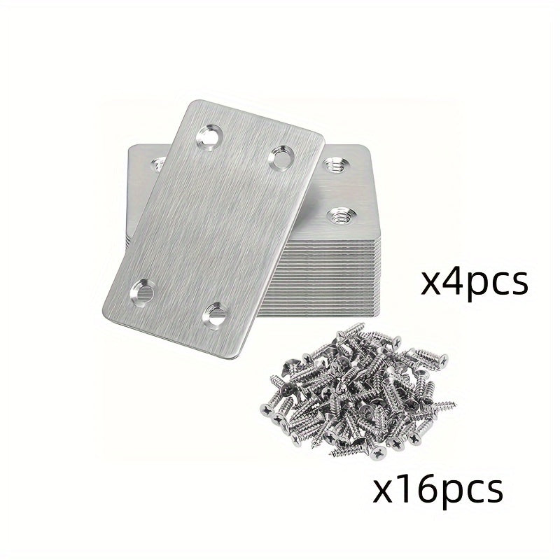 20pcs Flat Plate Fixed Code Set for Furniture and Shelves