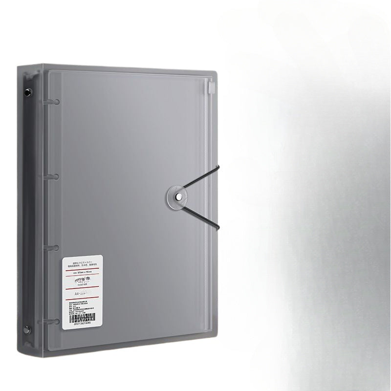 1 dona Ko'p funksiyali A4&B5 Hujjat saqlash sumkasi, uy va ofisda foydalanish uchun mustahkam PP materialidan.