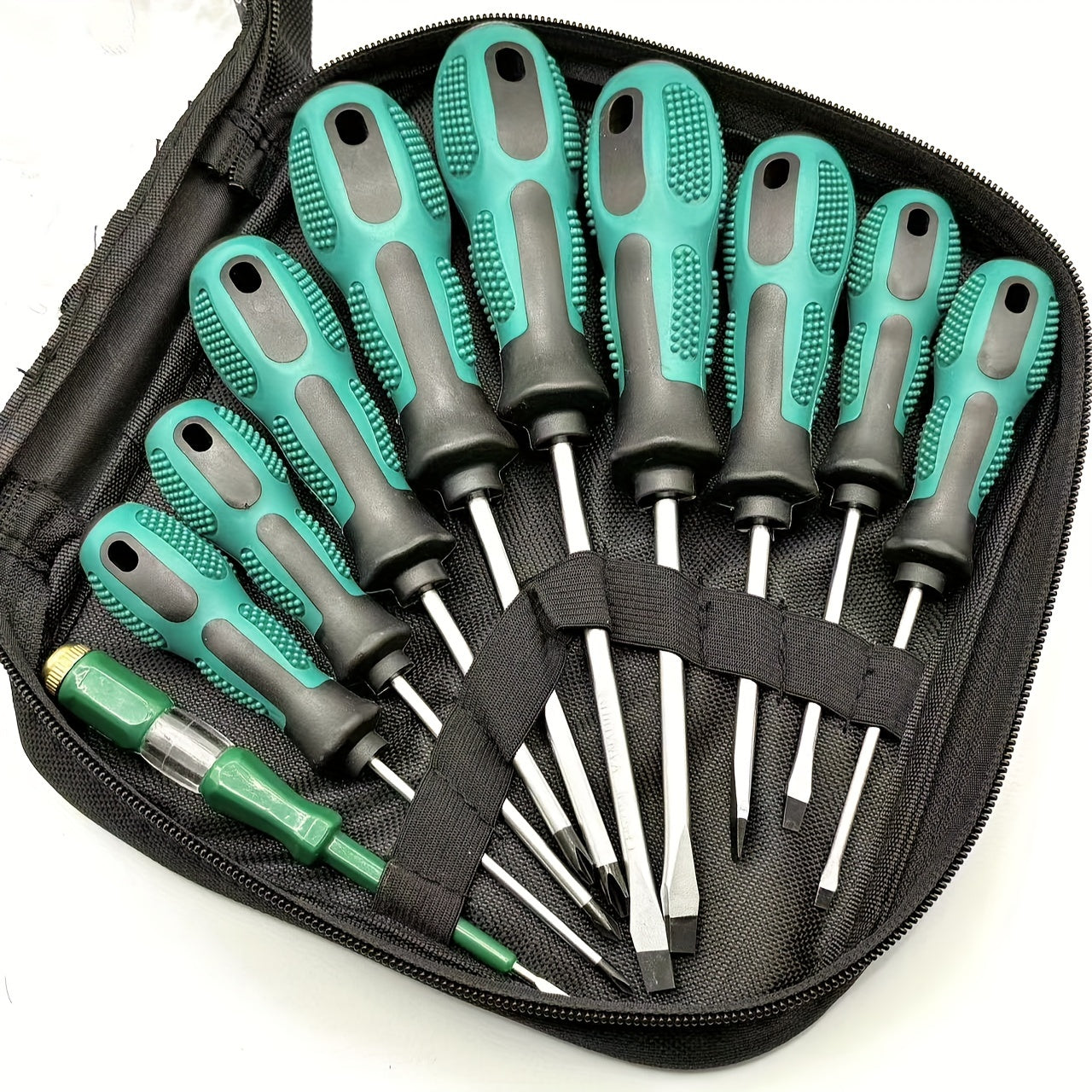 10Pcs Screwdriver Set Flat Phillips Magnetic Household Hand Tools
