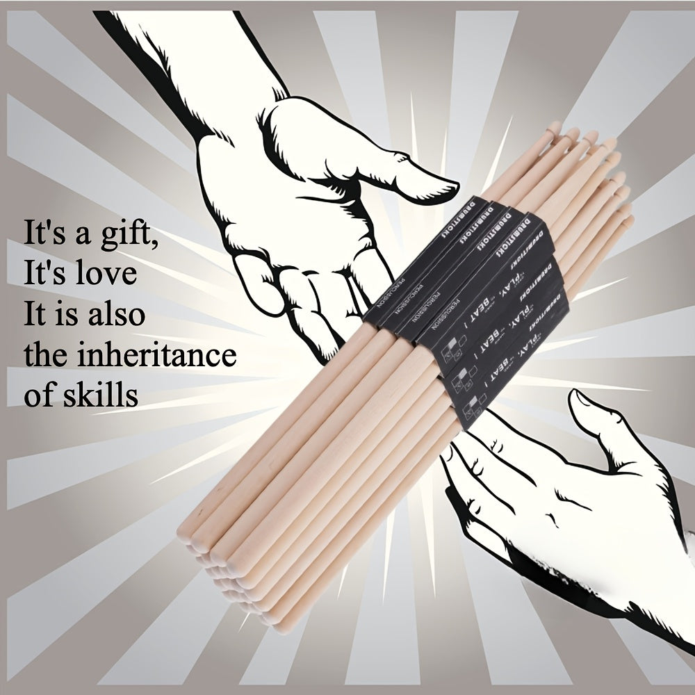 Maple Drumsticks 5A 7A 16in 15.5in Practice Jazz DIY Professional