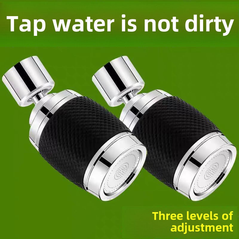 Kuchka kran suvi filtri to'plami, 3 tezlikli splash-proof burilish va aksessuarlar bilan
