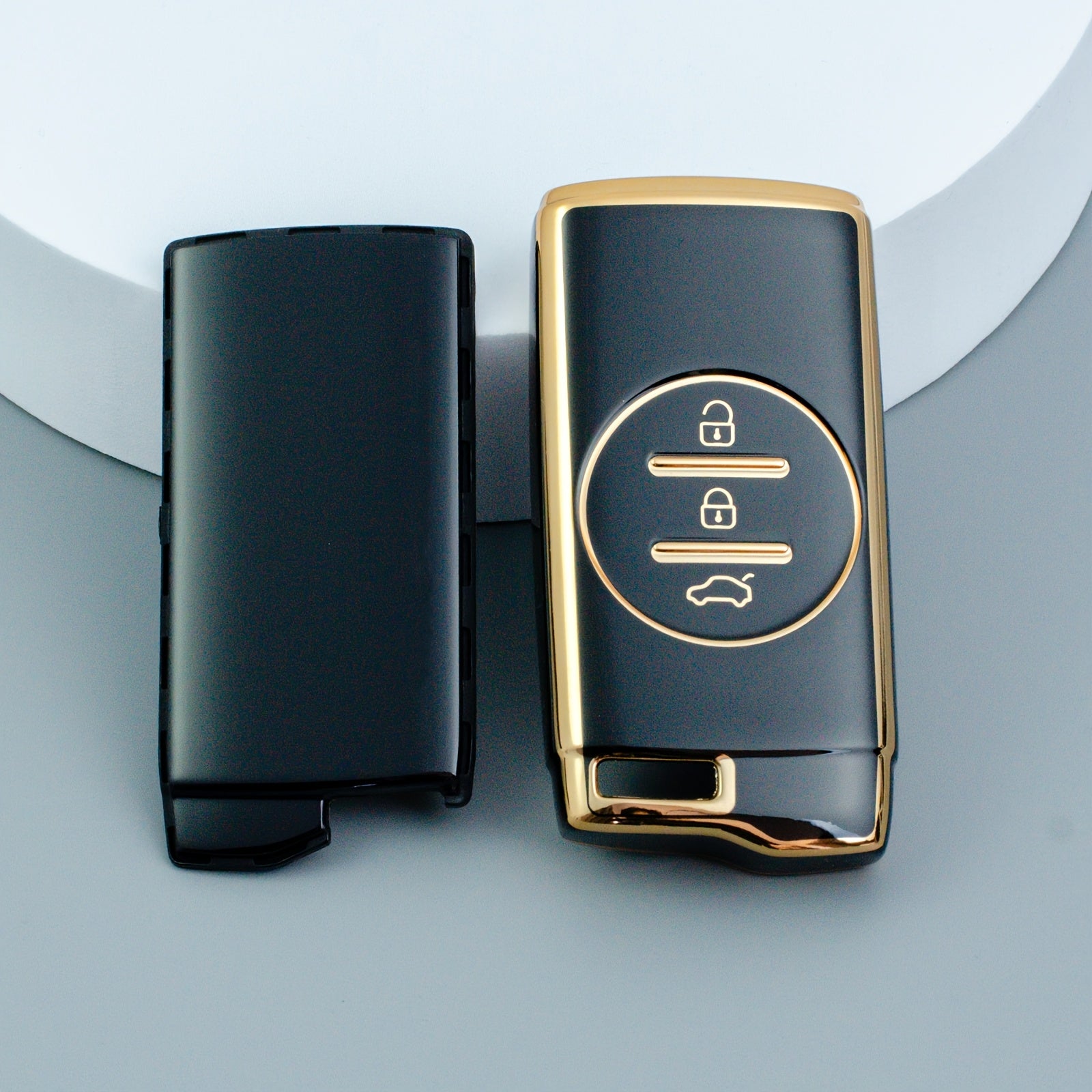 Universal TPU Car Key Case Cover for SUV and Sedan with Easy Access Buttons